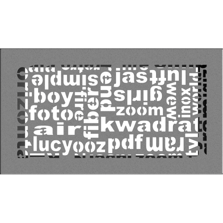 Решітка ABC граніт 17*30