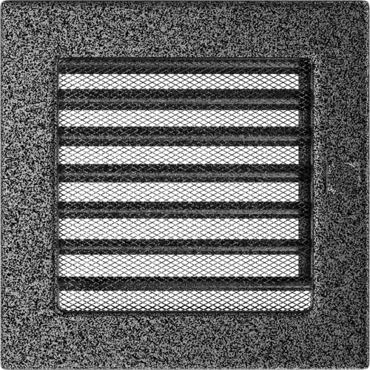 Решітка чорно-срібна 17*17 (фарбована) жалюзі