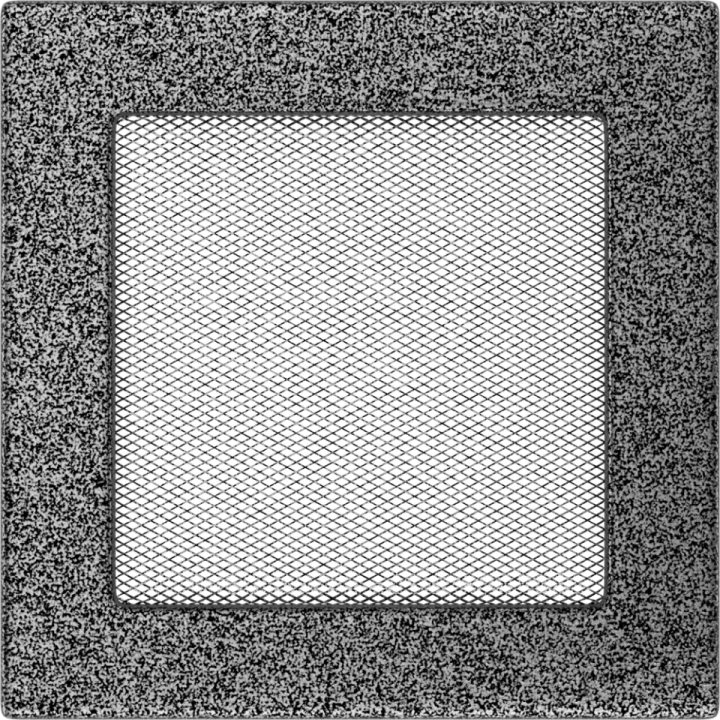 Решітка чорно-срібна 17*17 (фарбована)