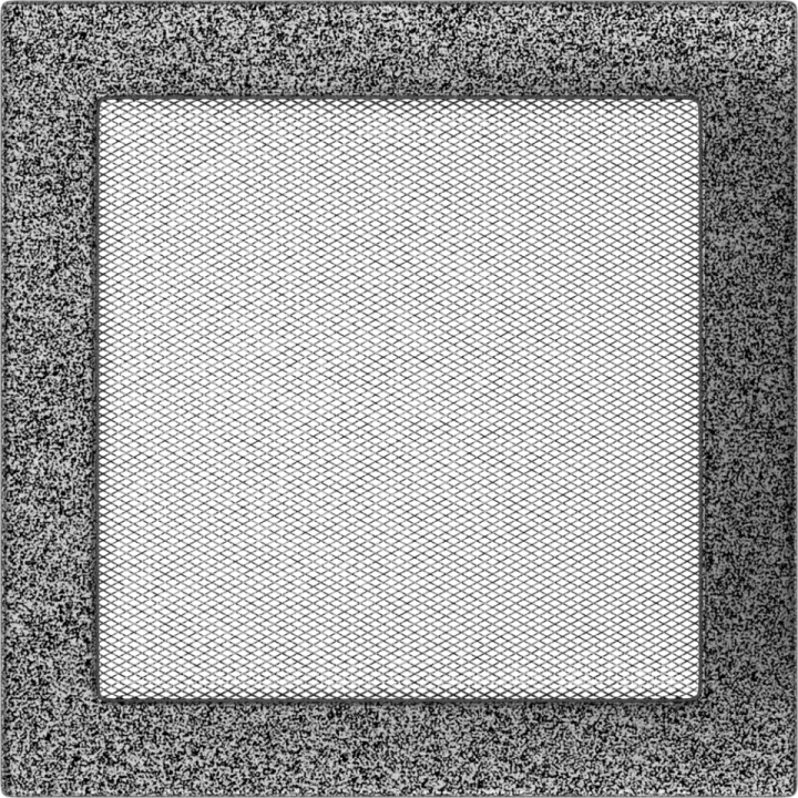 Решітка чорно-срібна 22*22 (фарбована)