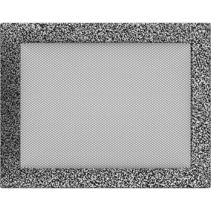 Решітка чорно-срібна 22*30 (фарбована)