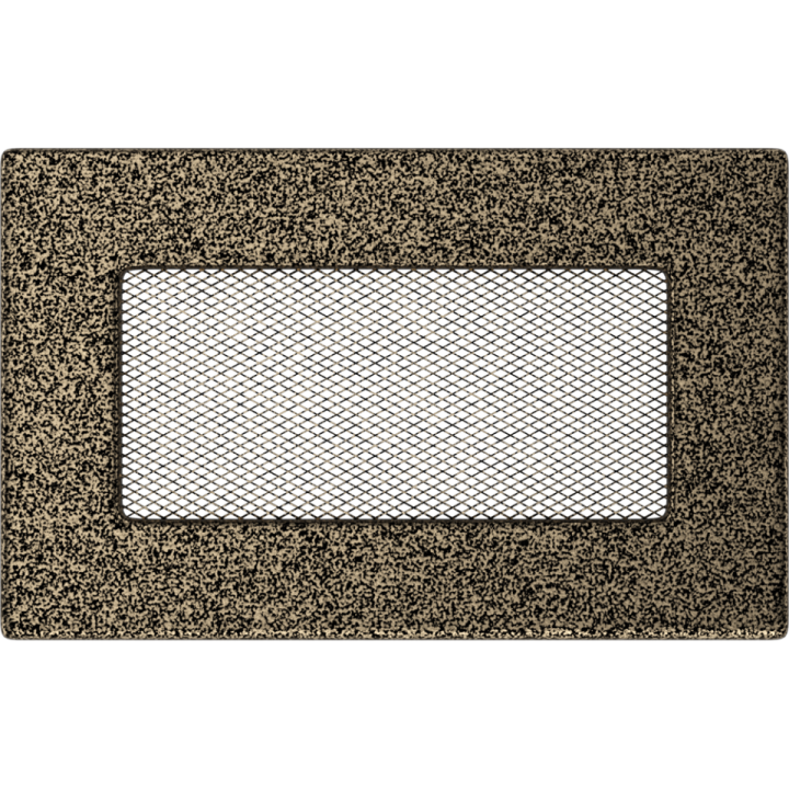 Решітка чорно-золота 11*17 (фарбована)