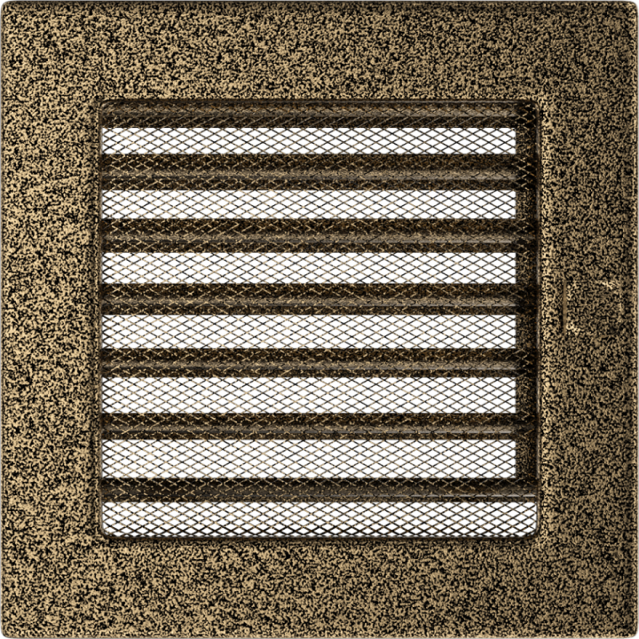 Решітка чорно-золота 17*17 (фарбована) жалюзі