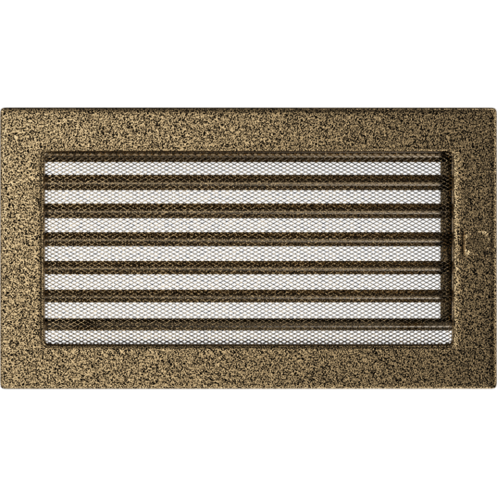 Решітка чорно-золота 17*30 (фарбована) жалюзі