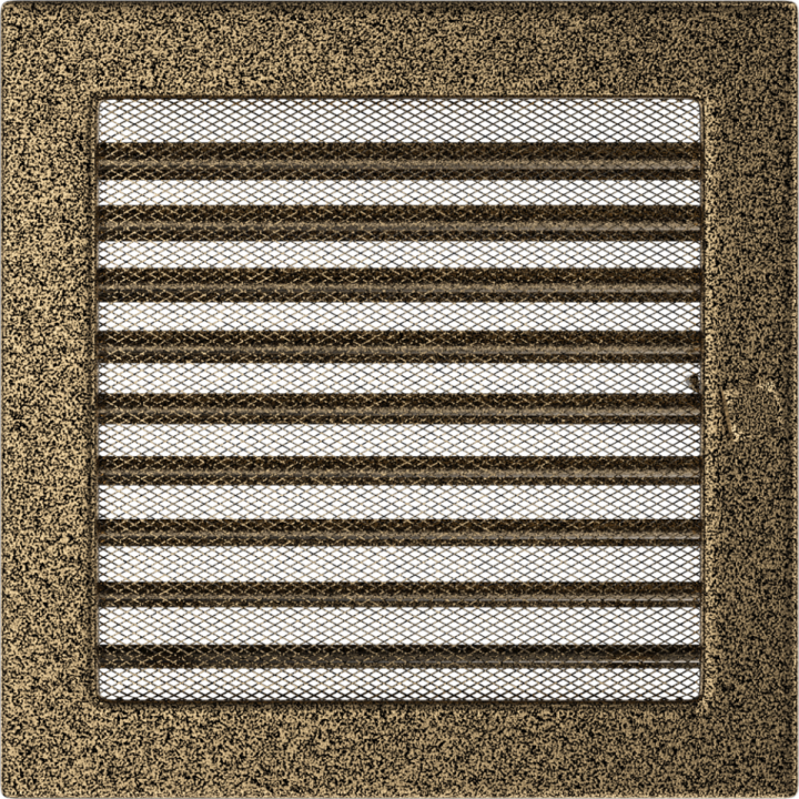 Решітка чорно-золота 22*22 (фарбована) жалюзі
