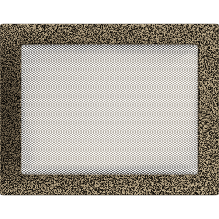 Решітка чорно-золота 22*30 (фарбована)