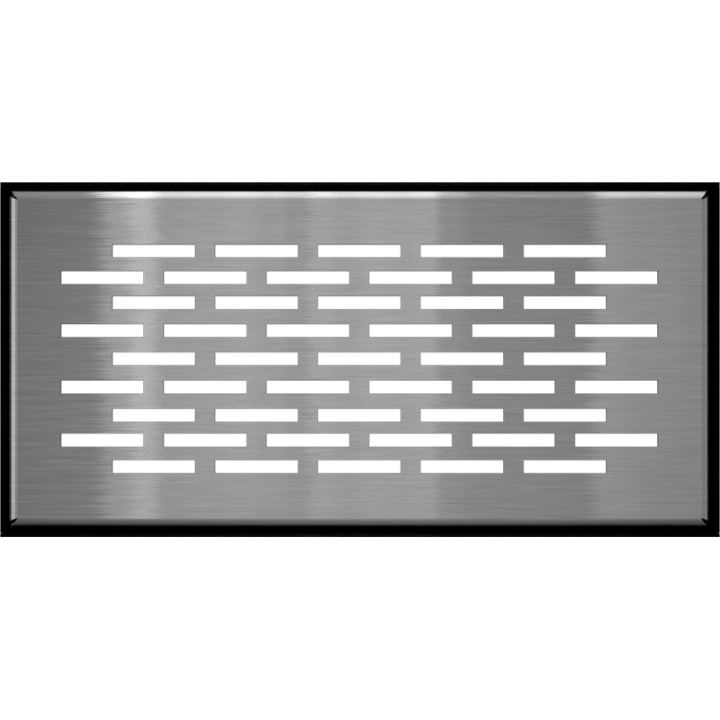 Решітка FLOOR шліфована сталь 9*20