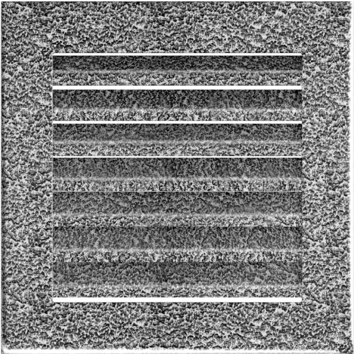 Решітка FRESH чорно-срібна 17*17