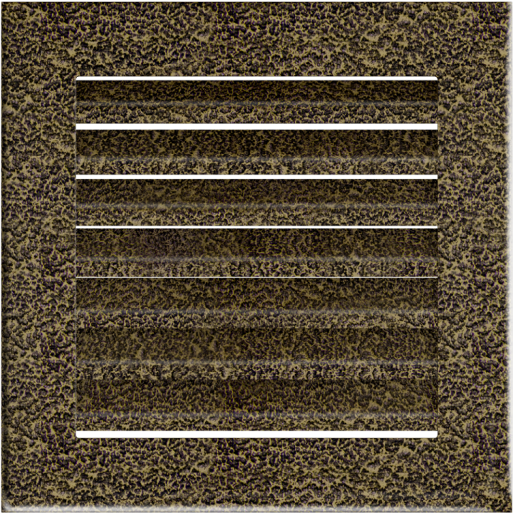 Решітка FRESH чорно-золота 17*17