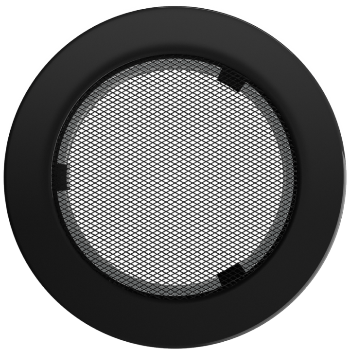 Решітка кругла чорна 150