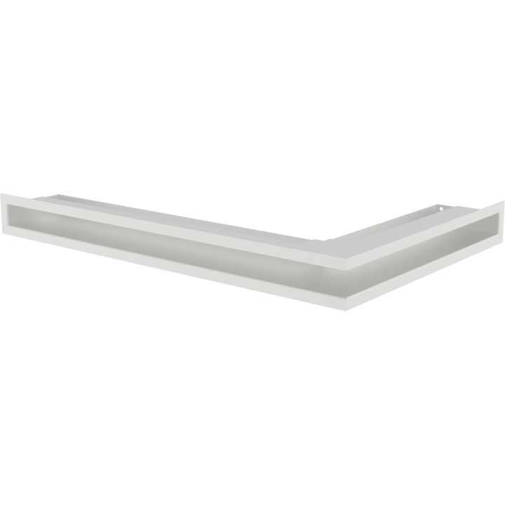 Решітка LUFT біла кутова ліва 60*40*6