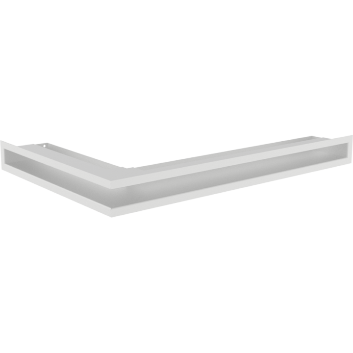 Решітка LUFT біла кутова права 40*60*6