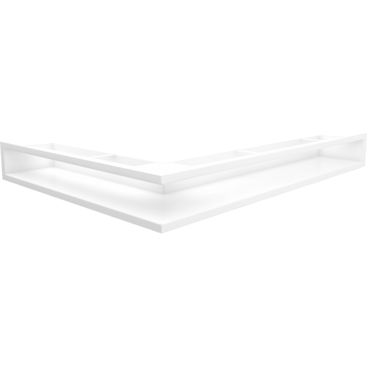 Решітка LUFT біла кутова права 54,7*76,6*9