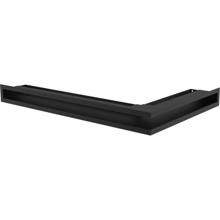 Решітка LUFT чорна кутова ліва 60*40*6