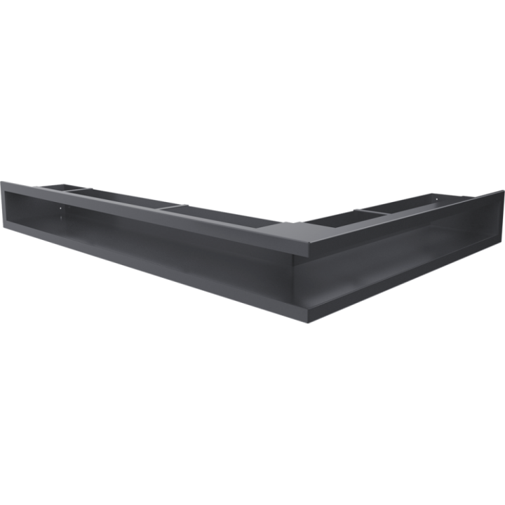 Решітка LUFT графітова кутова ліва 76,6*54,7*9