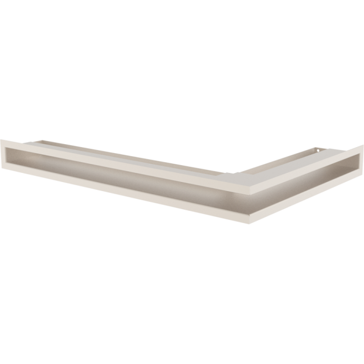 Решітка LUFT кремова кутова ліва 60*40*6