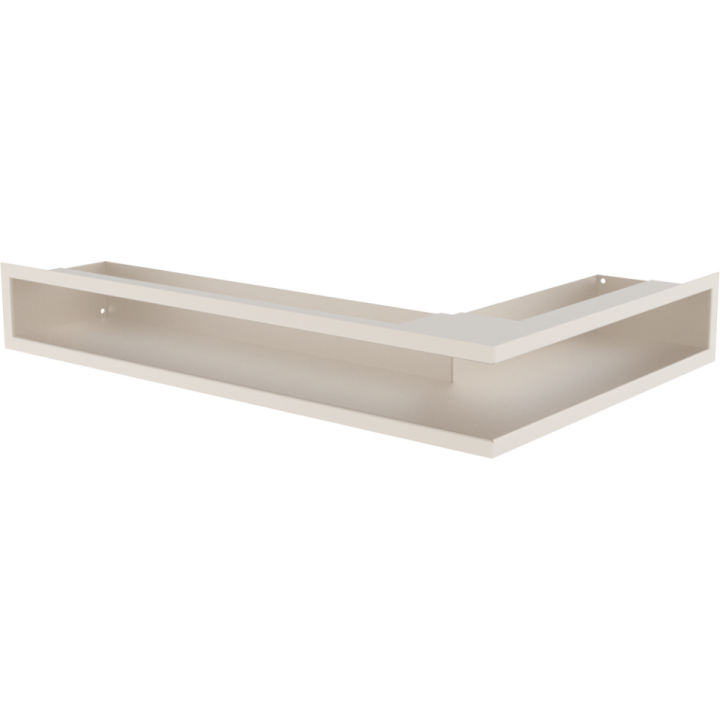 Решітка LUFT кремова кутова ліва 60*40*9