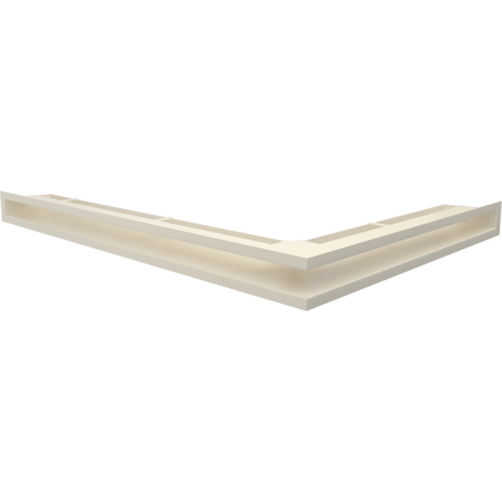 Решітка LUFT кремова кутова ліва 76,6*54,7*6