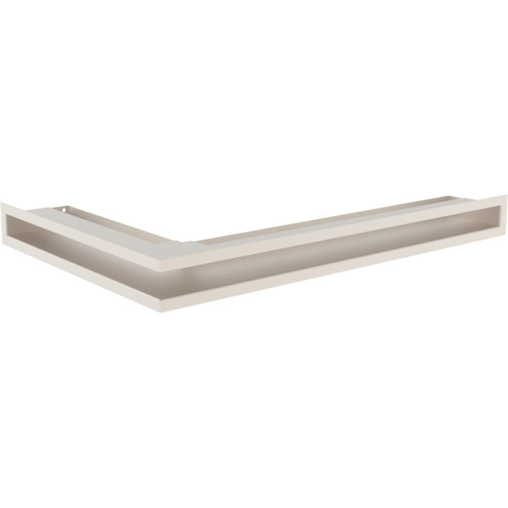 Решітка LUFT кремова кутова права 40*60*6