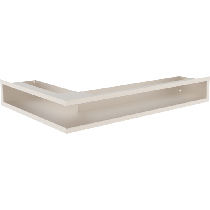 Решітка LUFT кремова кутова права 40*60*9