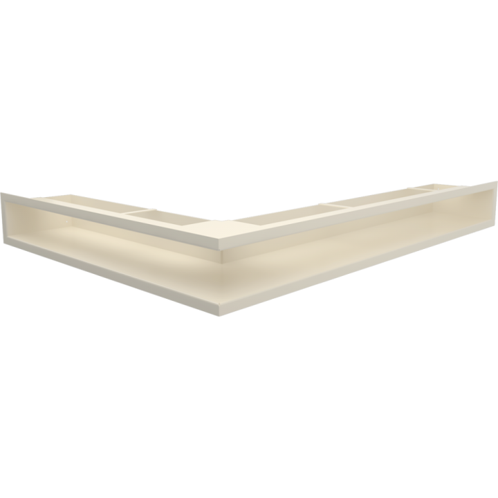 Решітка LUFT кремова кутова права 54,7*76,6*9