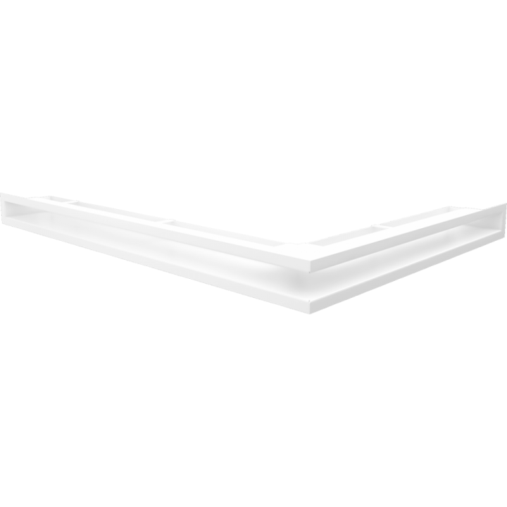 Решітка LUFT SF біла кутова ліва 76,6*54,7*6