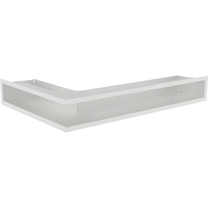 Решітка LUFT SF біла кутова права 40*60*9