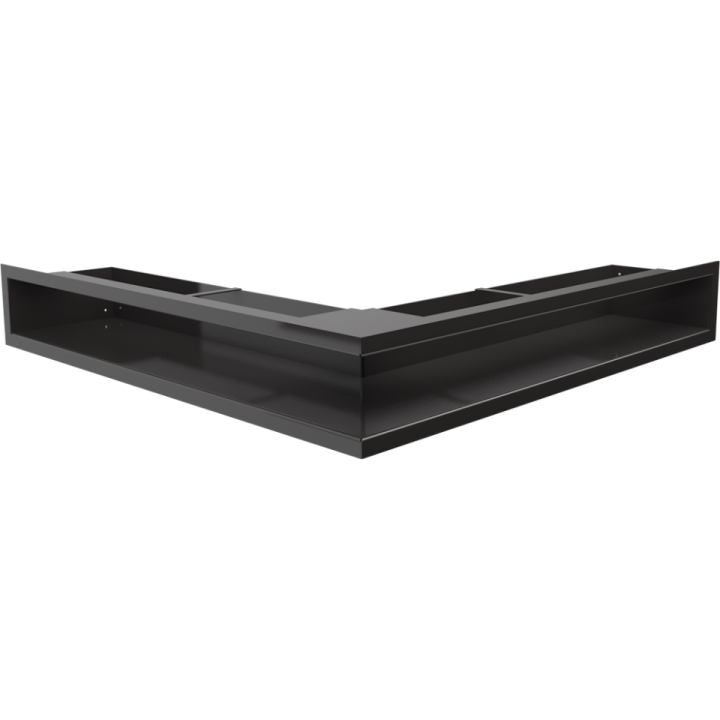 Решітка LUFT SF чорна кутова 56*56*9