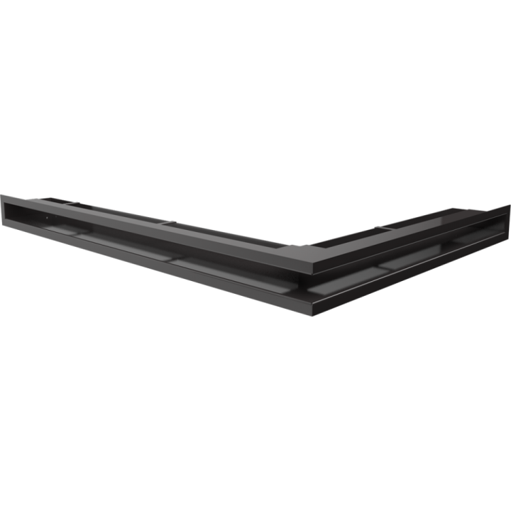 Решітка LUFT SF чорна кутова ліва 76,6*54,7*6