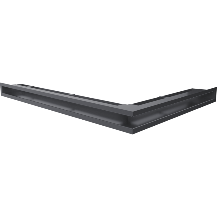 Решітка LUFT SF графітова кутова ліва 76,6*54,7*6