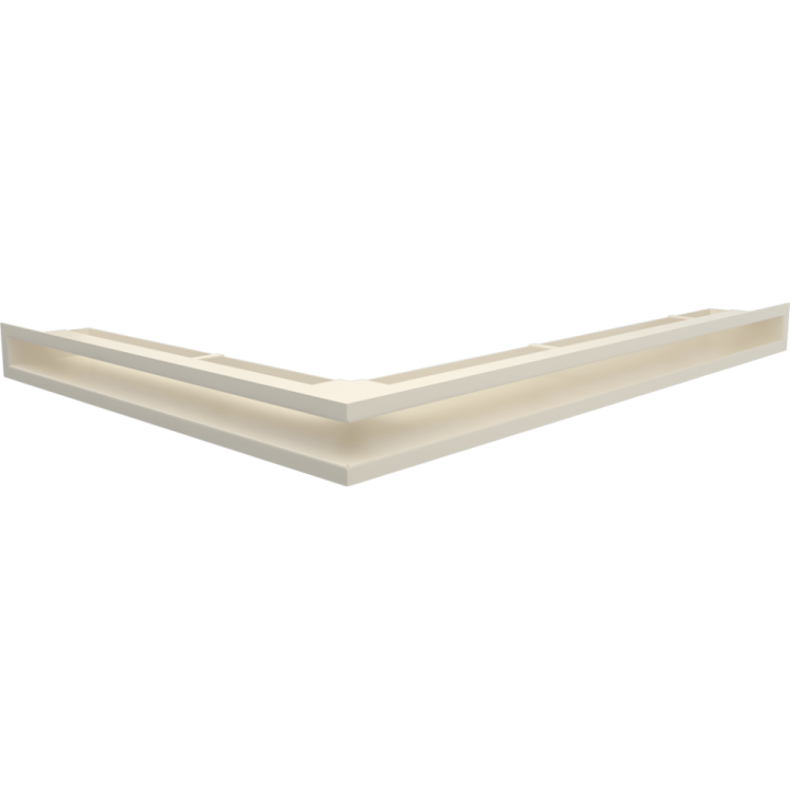 Решітка LUFT SF кремова кутова права 54,7*76,6*6