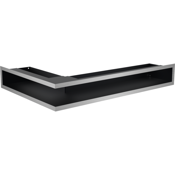 Решітка LUFT SF шліфована сталь кутова права 40*60*9