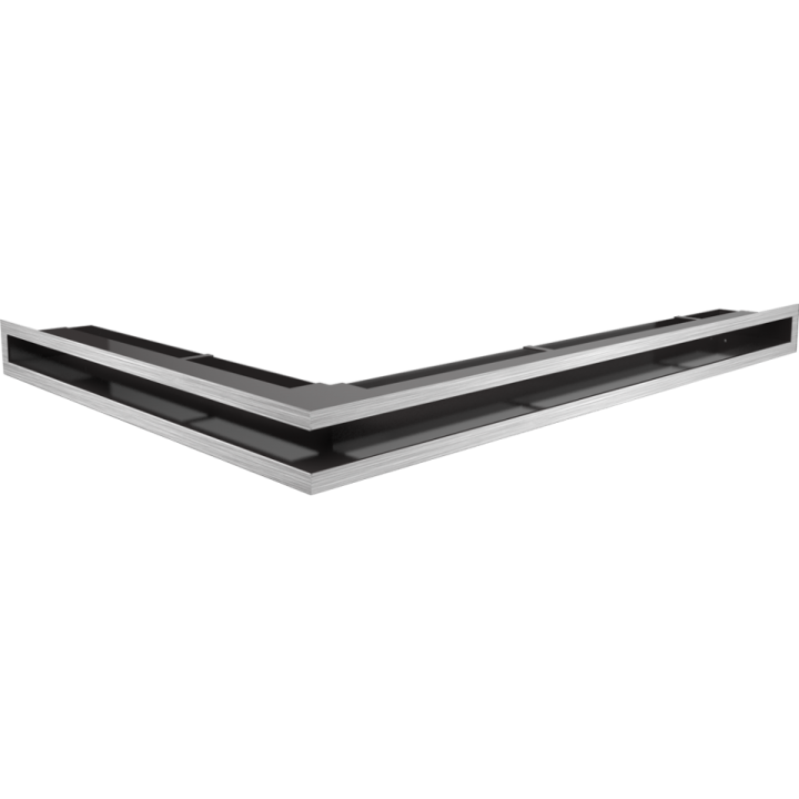 Решітка LUFT SF шліфована сталь кутова права 54,7*76,6*6