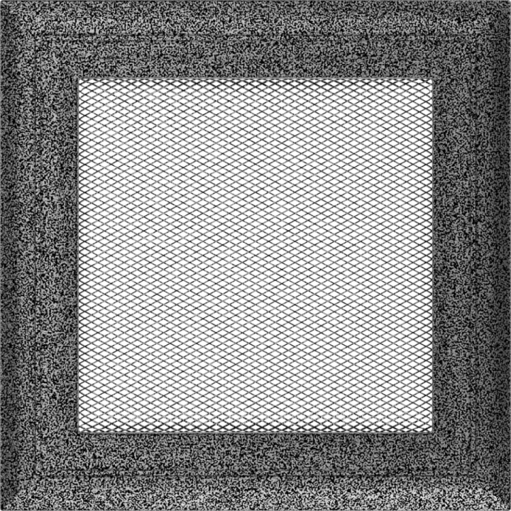 Решітка Oskar чорно-срібна 17*17 (фарбована)