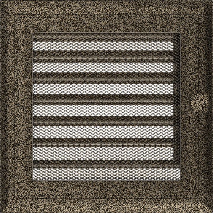Решітка Oskar чорно-золота 17*17 (фарбована) жалюзі