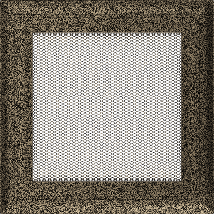 Решітка Oskar чорно-золота 17*17 (фарбована)