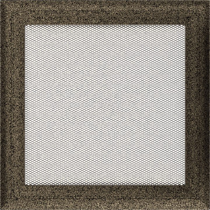 Решітка Oskar чорно-золота 22*22 (фарбована)