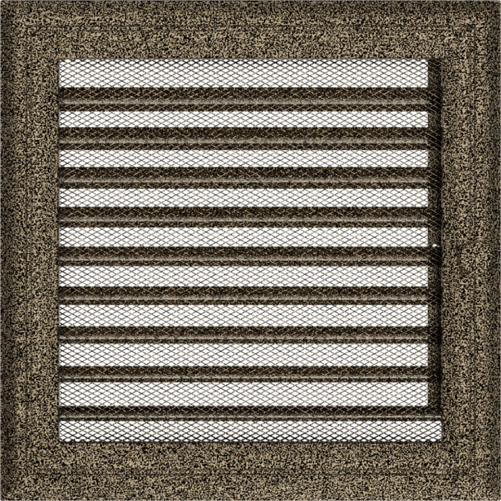 Решітка Oskar чорно-золотий 22*22 (фарбована) жалюзі