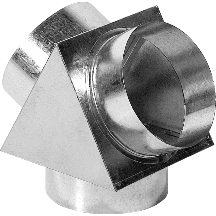 Трійний адаптер розподільної коробки 125/2*150