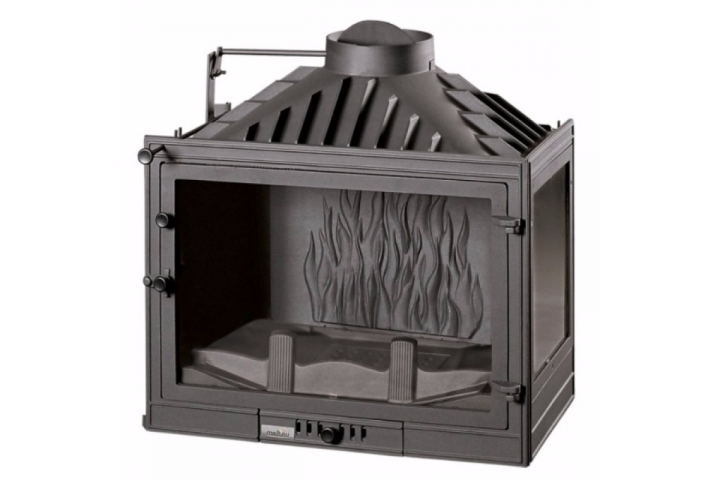 Камінна топка UNIFLAM 700 STANDARD з шибером праве скло