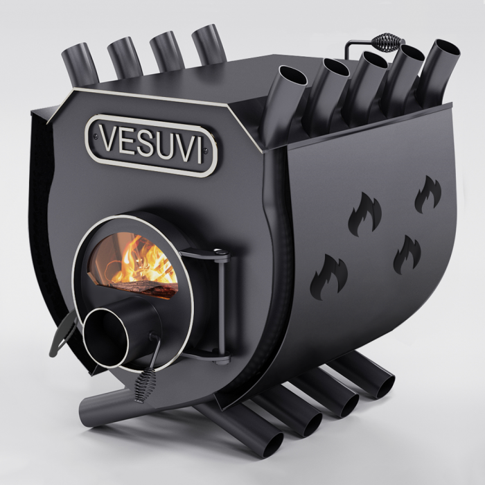 Булерьян «VESUVI» з варильною поверхнею «02» + скло і захисний кожух