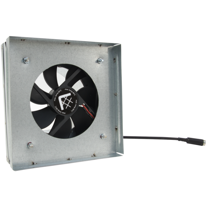 Вихід під решітку 17*17 з вентилятором та датчиком 100