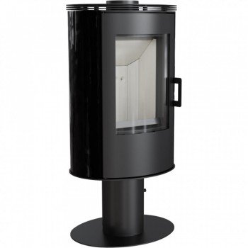 Піч окремо стояча KOZA AB S/N/DR кахель (чорний)