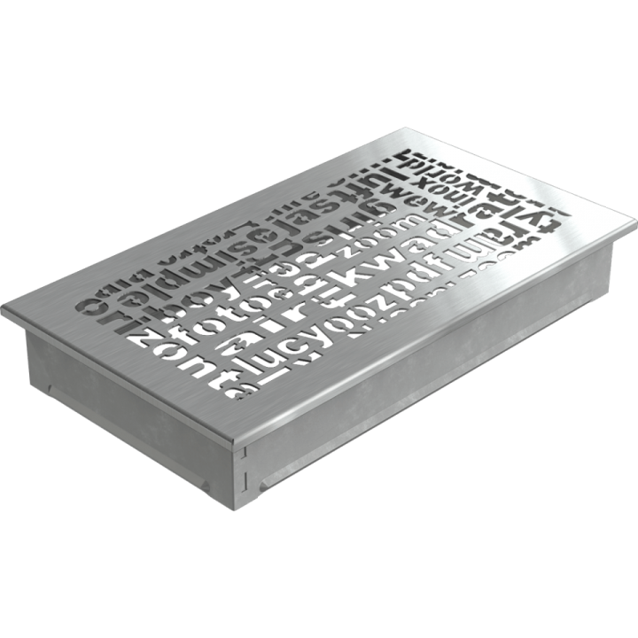 Решітка ABC шліфована сталь 17*30