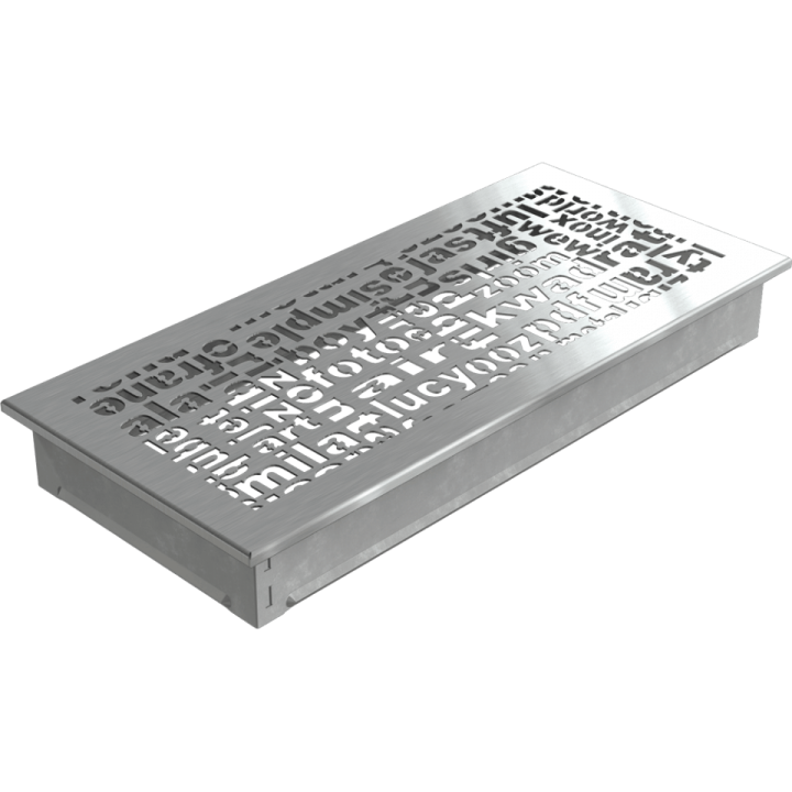 Решітка ABC шліфована сталь 17*37