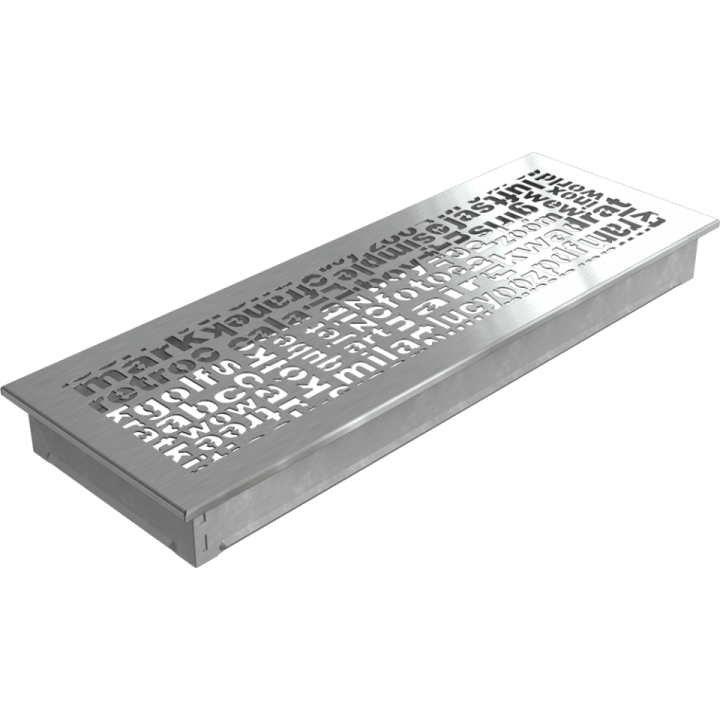 Решітка ABC шліфована сталь 17*49