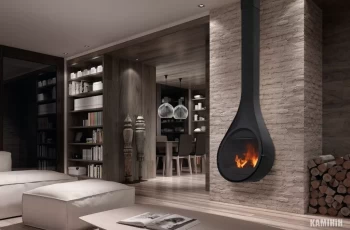 Дизайнерський камін Rocal Drop Mini