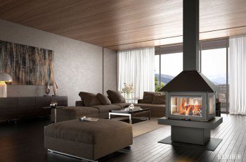 Дизайнерський камін Rocal Giselle 90