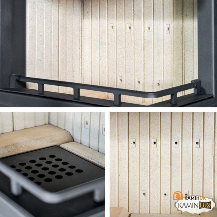 Фото5.Камінна топка UNIFLAM 660 DURO праве скло гільйотина