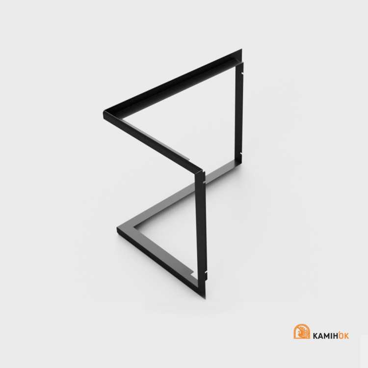 Фото3.Декоративна рамка для каміна M-Fire 70 кутова(ліва/права)